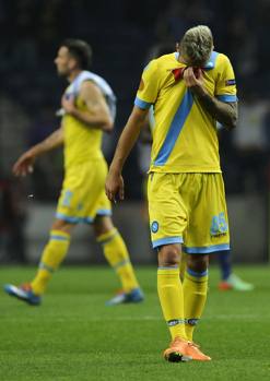 La delusione di Behrami a fine partita. Ap